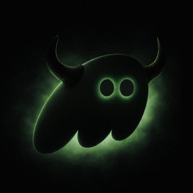 Phantabull neon ghost bull emblem